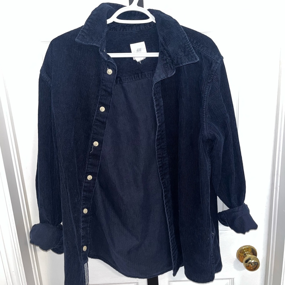 Navy Corduroy Jacket